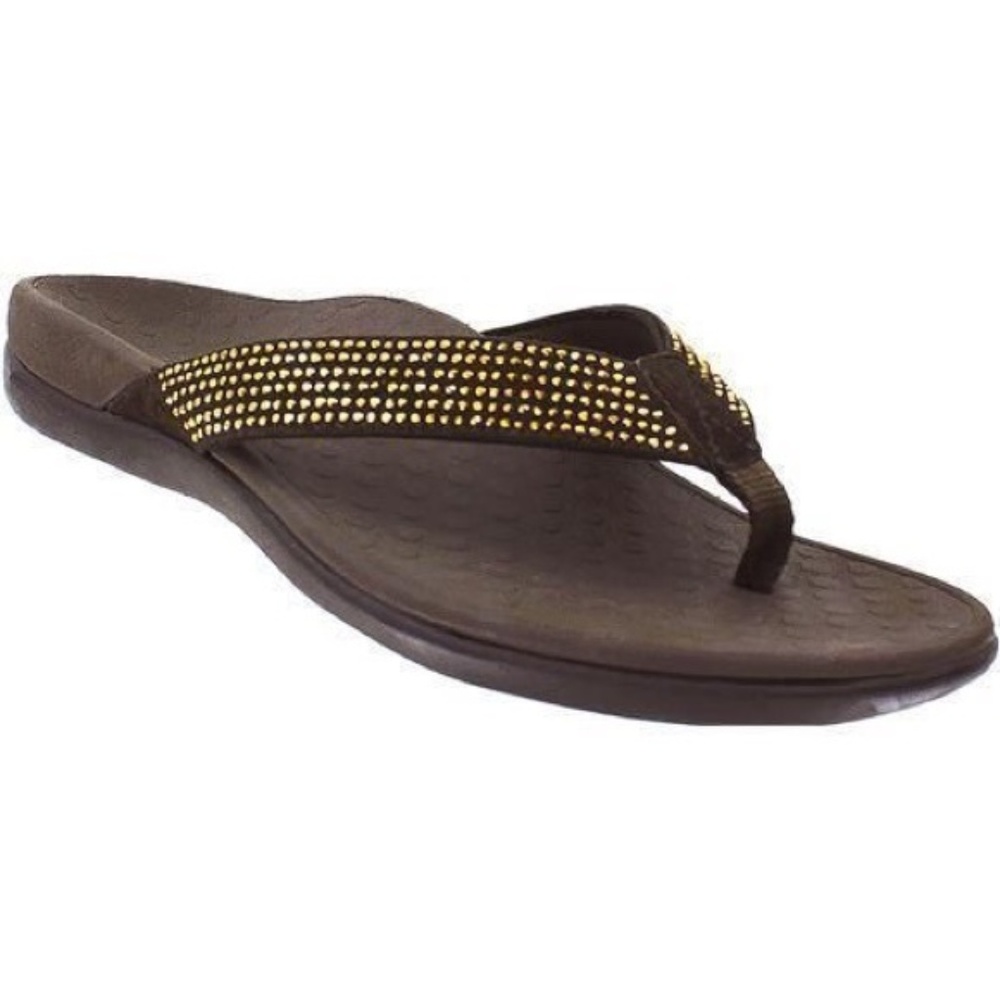 Vionic Women's Tide Rhinestones Toe-Post Sandal